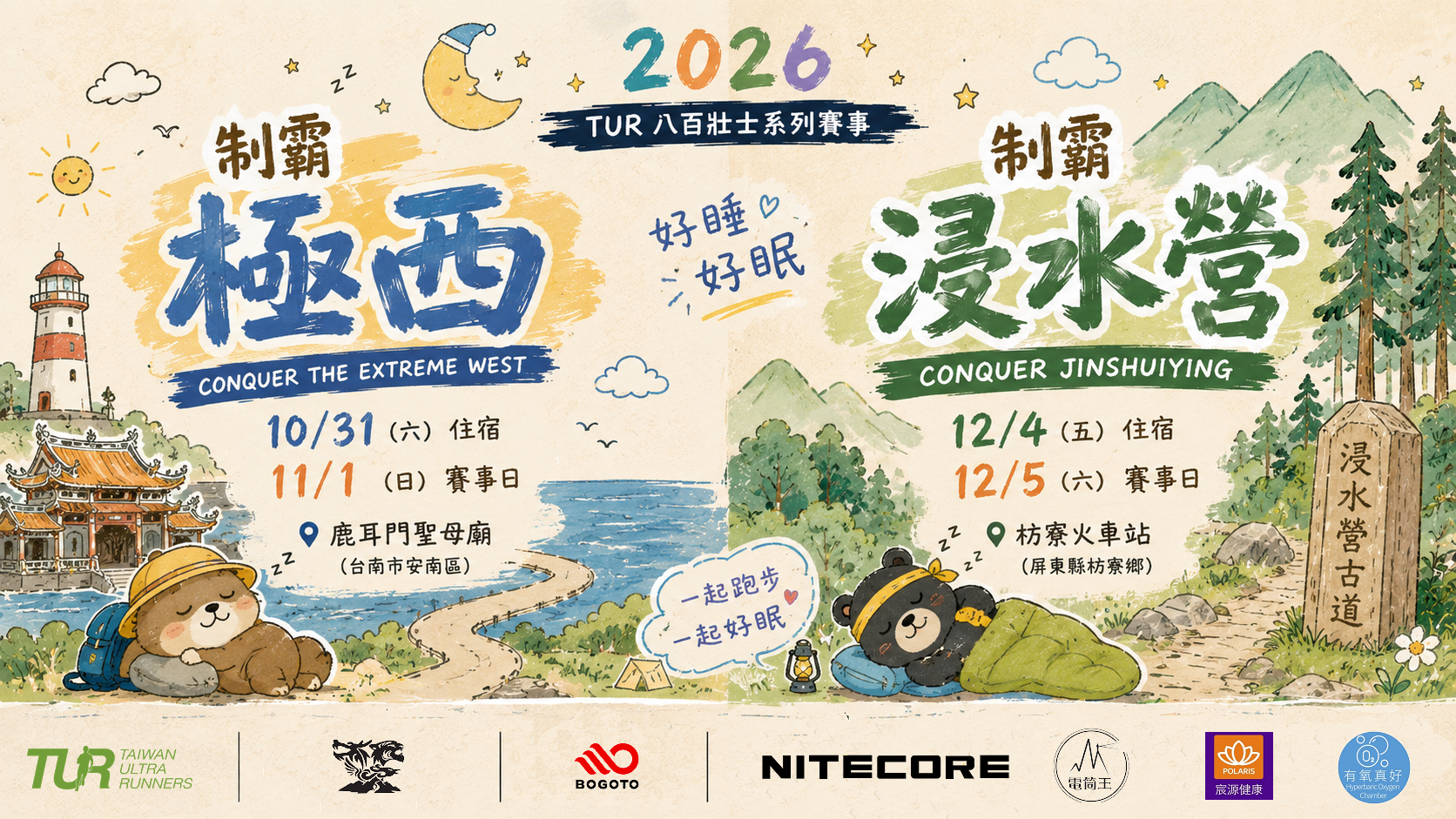 制霸極西與浸水營住宿登記與查詢